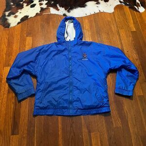 Gear for Sports Alaska Blue Hooded Windbreaker Jacket Men’s Large